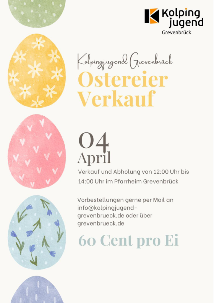 Flyer "Ostereierverkauf"